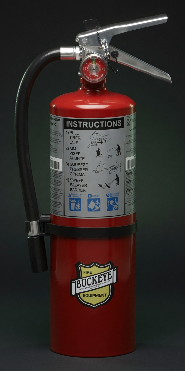 5 lb Marine Fire Extinguisher (with Bracket)