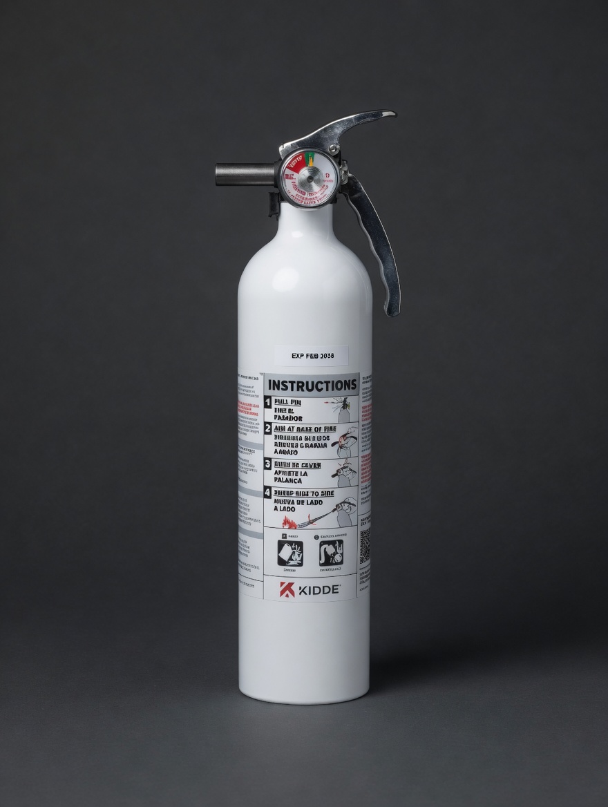 2.5 lb Marine Fire Extinguisher (with Bracket)